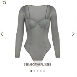 Skims long sleeve glissonette bodysuit